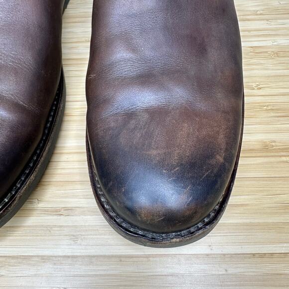 John Varvatos USA Leather Chelsea Boots Men\'s 11 M Brown‎ Pull On main image 10